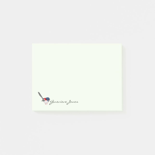 Bloco De Notas Fairy Wren (Frente)