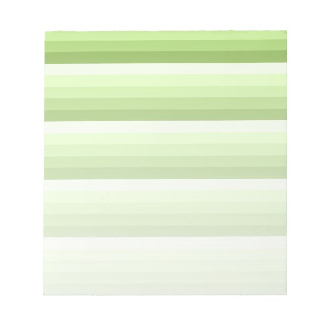 Bloco De Notas faixas de sombra do verde limão (Frente)