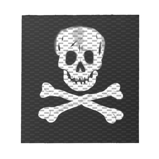 Bloco De Notas Fale como um dia de pirata (Frente)