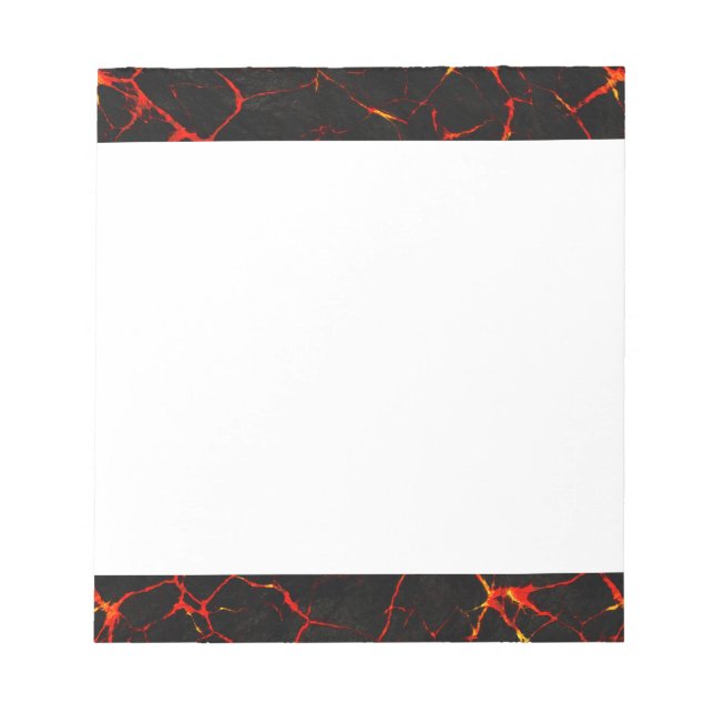 Bloco De Notas Falln Hot Lava (Frente)