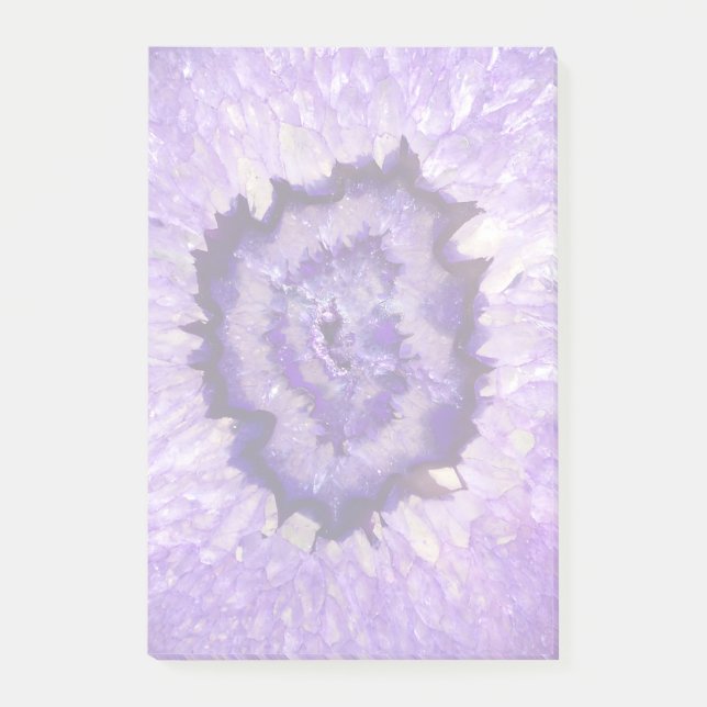 Bloco De Notas Falln Purple Agate Geode (Frente)