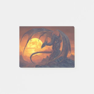 Bloco De Notas Fantasia de Dragão Moon