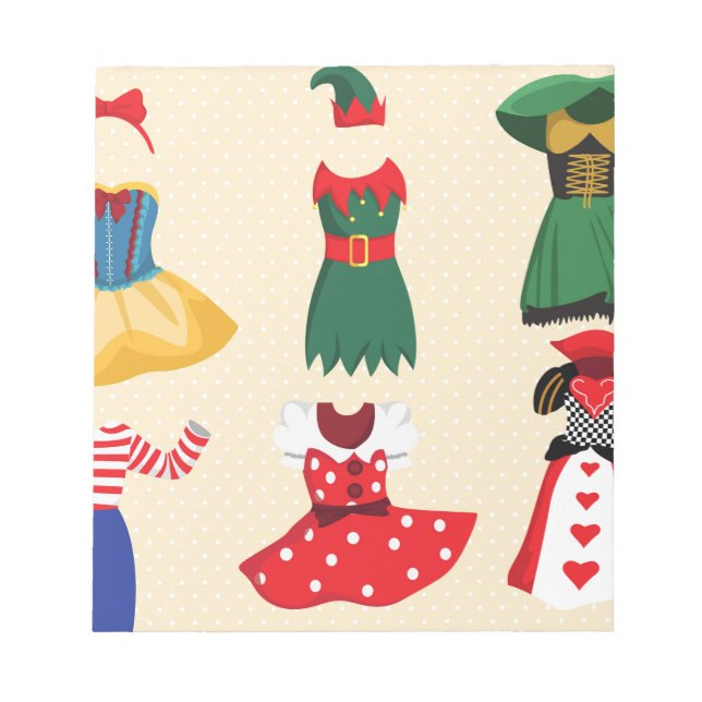 Bloco De Notas fantasias de halloween (Frente)