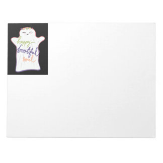 Bloco De Notas Fantasma de Cartoon Colorido Bonito com Bloco de N