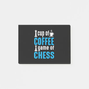 Bloco De Notas Fantástico Jogo De Conselho - Xícara De Café