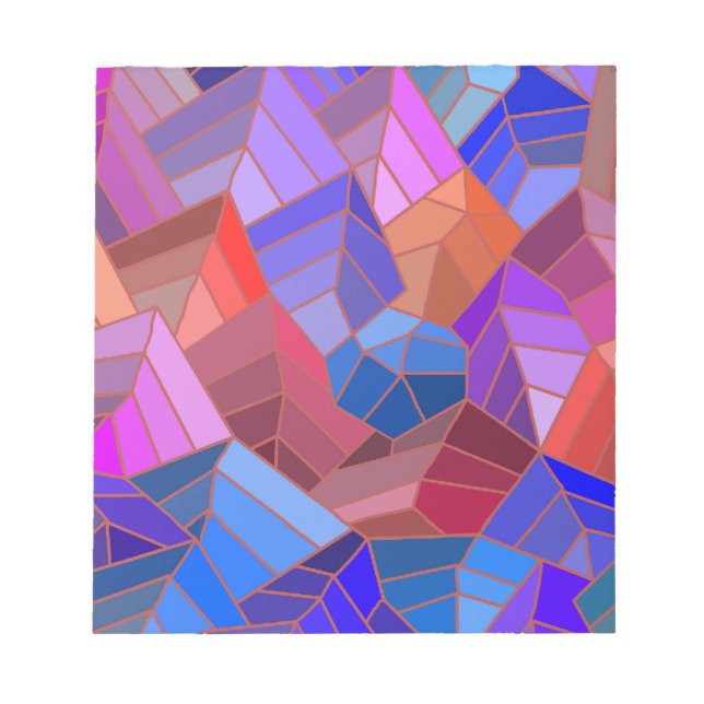 Bloco De Notas Fantasy Mounains View do Céu (Frente)