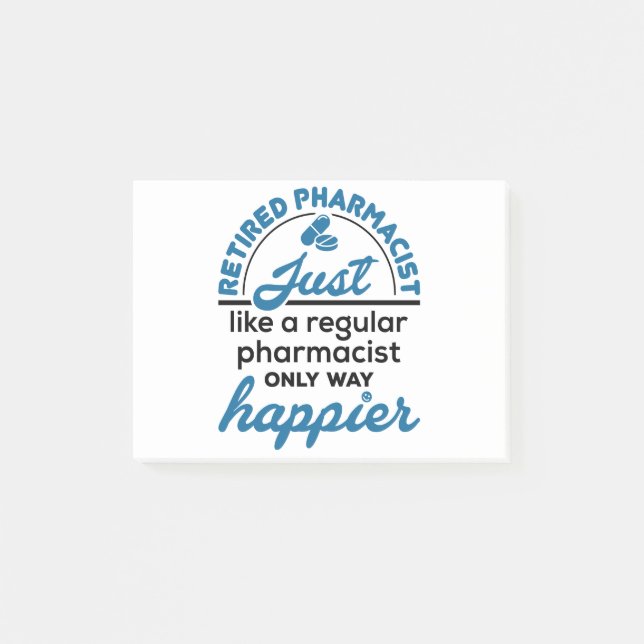 Bloco De Notas Farmacêutica aposentada Farmacopeia aposentada (Frente)