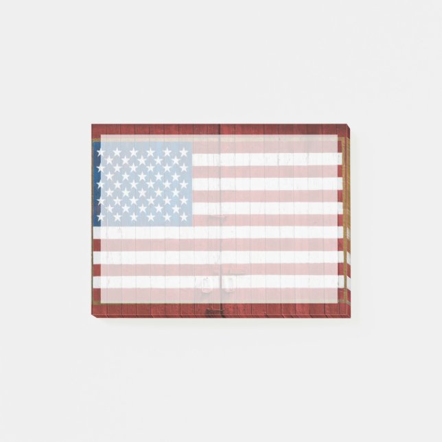 Bloco De Notas Farms | American Flag Barn Mural (Frente)
