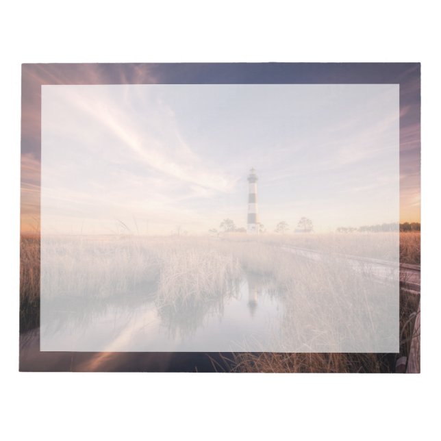 Bloco De Notas Faróis | Bodie Island Outerbanks NC (Frente)