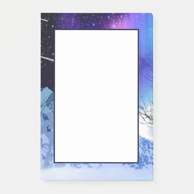 Bloco De Notas Faróis de inverno (Frente)