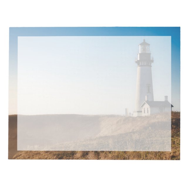 Bloco De Notas Faróis | Farol Chefe Yaquina Oregon (Frente)