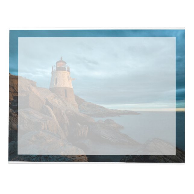 Bloco De Notas Faróis | Farol de Castle Hill (Frente)