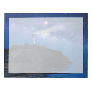 Bloco De Notas Faróis   Farol de Starry Night