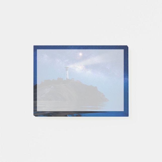 Bloco De Notas Faróis | Farol de Starry Night (Frente)