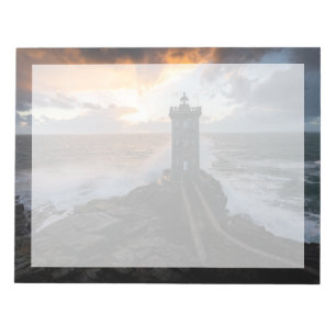 Bloco De Notas Faróis   Farol Le Conquet Kermorvan