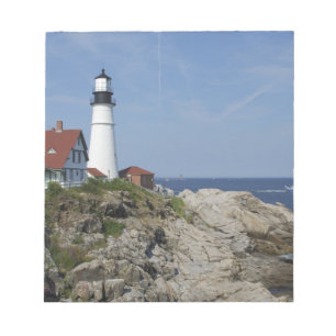 Bloco De Notas Farol de Portland Head, Cape Elizabeth,Maine,