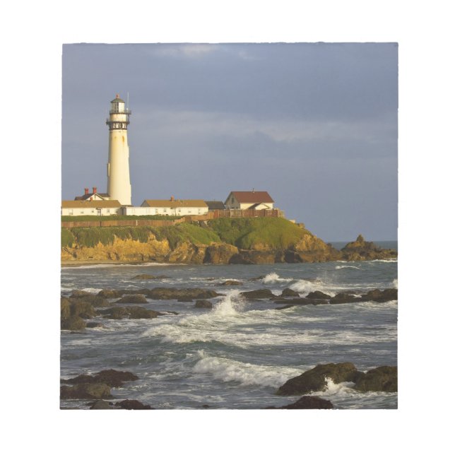 Bloco De Notas Farol em Pigeon Point State Beach em San 2 (Frente)