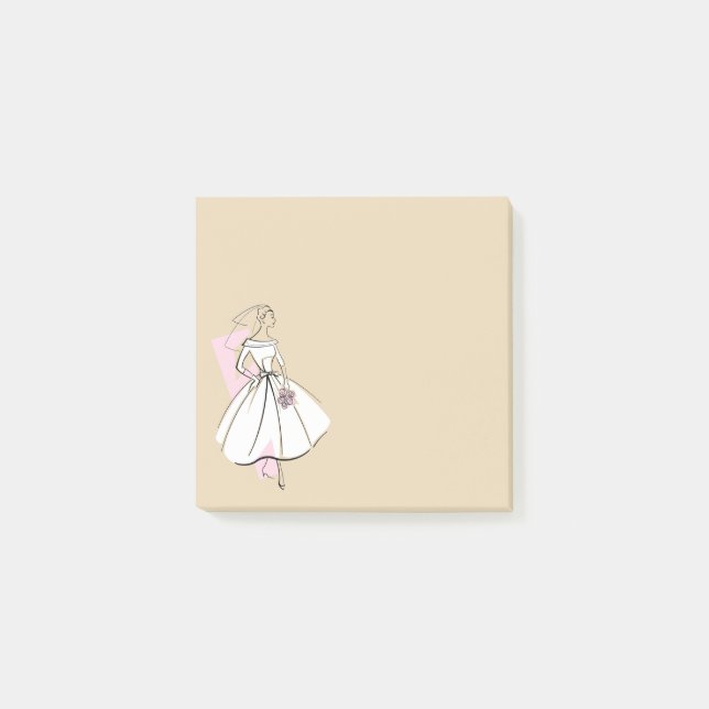 Bloco De Notas Fashion Node Neutral Notes Square (Frente)