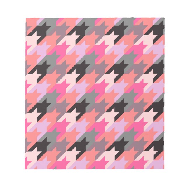 Bloco De Notas Fashion Vintage - Na moda moderno de padrão (Frente)