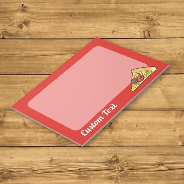 Bloco De Notas Fatia de Pizza (Criador carregado)
