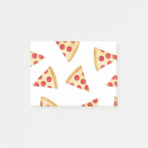 Bloco De Notas Fatia de Pizza em fundo transparente