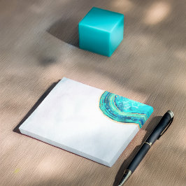 Bloco De Notas Fatia Elegante De Cheiro De Aquarela E Geodo Doura