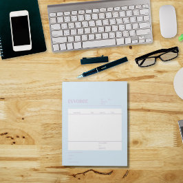 Bloco De Notas Fatura azul para pequenas empresas roxa