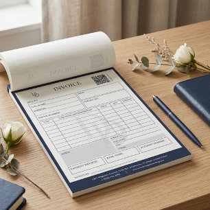 Bloco De Notas Fatura de Cobrança de Planejamento de Casamento Mo