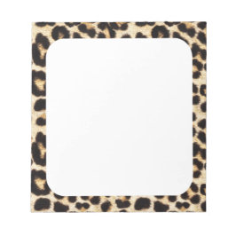 Bloco De Notas Faux Leopardo