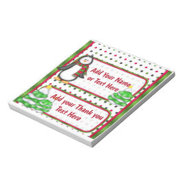 Bloco De Notas Favoritos para festas de Bares de Natal para doces