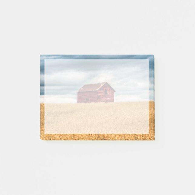 Bloco De Notas Fazendas | Antigo Barn Vermelho (Frente)