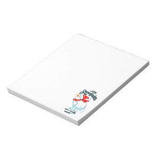 Bloco De Notas Fazendo Snowman Fartar Como Os Flocos De Neve São