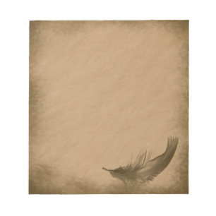 Bloco De Notas Feather-grunge