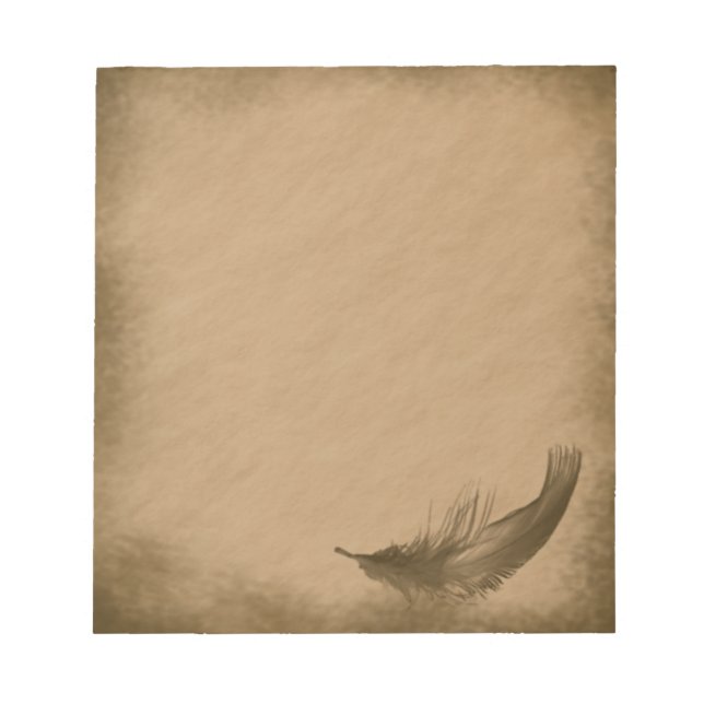 Bloco De Notas Feather-grunge (Frente)