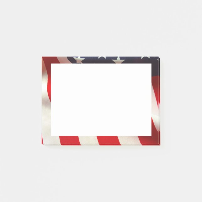 Bloco De Notas Fechamento da bandeira dos Estados Unidos (Frente)