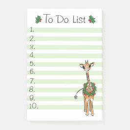 Bloco De Notas Feira de Natal Lista Férias Feriada Feriada Holly