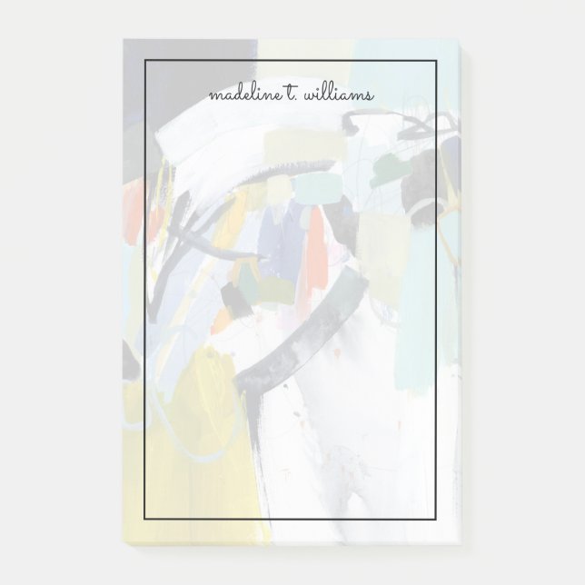 Bloco De Notas Feira de Scarborough - Abstrato (Frente)