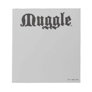 Bloco De Notas Feitiço de Harry Potter Trouxa