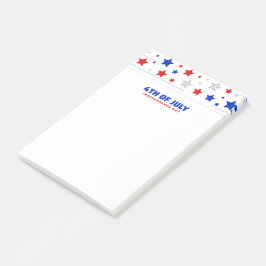 Bloco De Notas Feliz 4 de julho