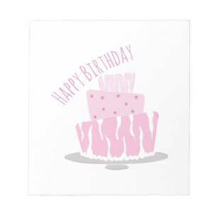 Bloco De Notas Feliz aniversario
