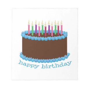 Bloco De Notas Feliz aniversario