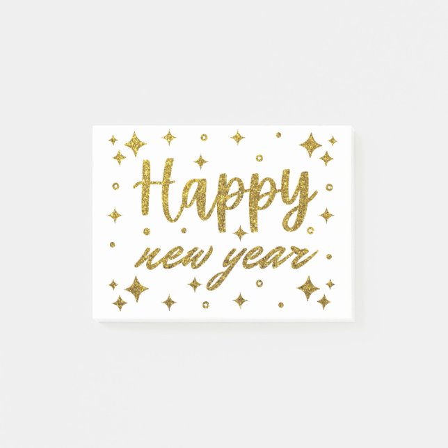 Bloco De Notas Feliz ano novo (Frente)