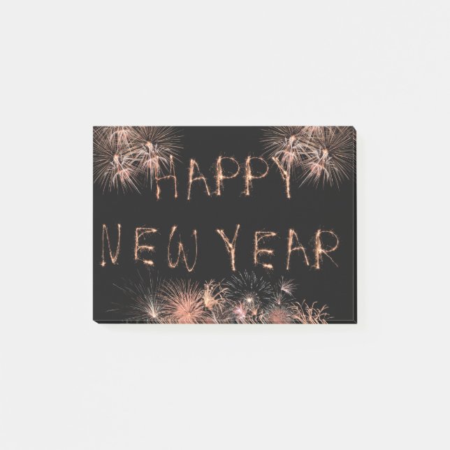 Bloco De Notas Feliz ano novo (Frente)