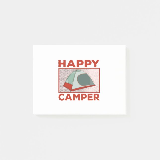 Bloco De Notas Feliz Camper (Frente)
