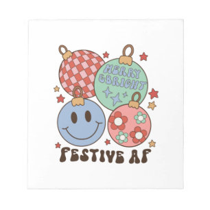 Bloco De Notas Feliz De Presente E Festivo Brilhante