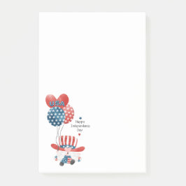 Bloco De Notas Feliz Dia da Independência Gnome