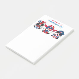 Bloco De Notas Feliz Dia da Independência Gnomos Posta
