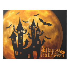 Bloco De Notas Feliz Dia das Bruxas (Lua Cheia)