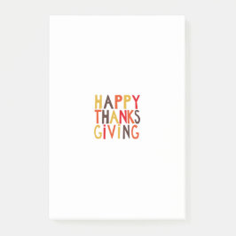 Bloco De Notas Feliz Dia de Ação de Graças! Notas