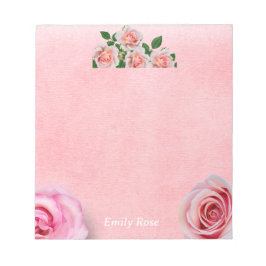 Bloco De Notas Feliz dia de os namorados Rosa Rosa Rosa Bonito Fl